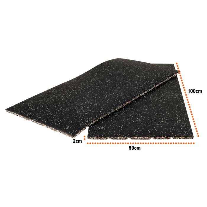 Mirafit Premium 20mm Rubber Gym Floor Mats