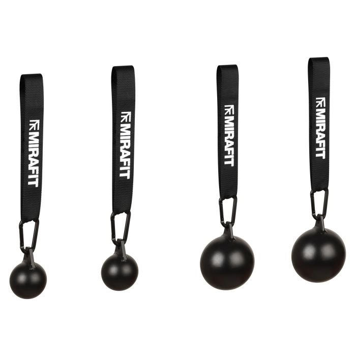 Man Gripping 75mm Mirafit Cannonball Pull Up Grips