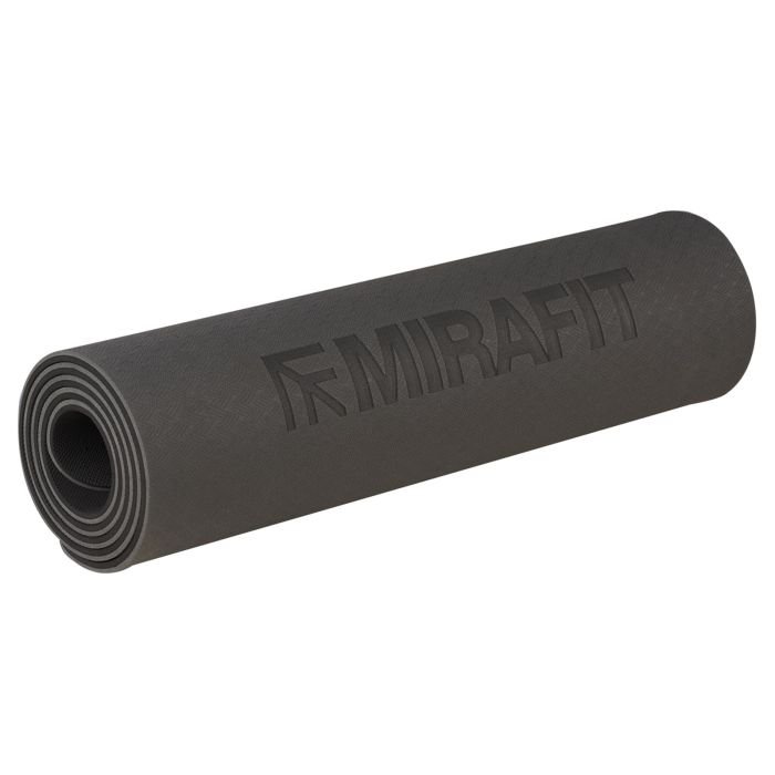 2 Tone Yoga Mat Orange And Black | Mirafit