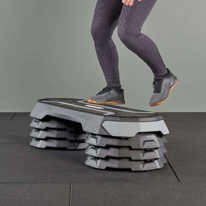 Fitness Mad Spare Step Riser Enkel Zwart