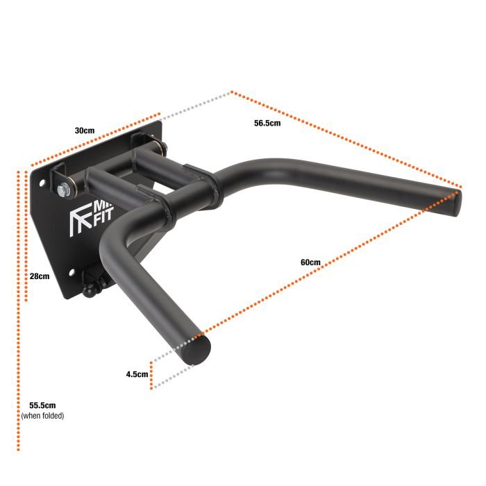 Adjustable Height Foldable Dip Rack ONETWOFIT Power Tower Pull Up