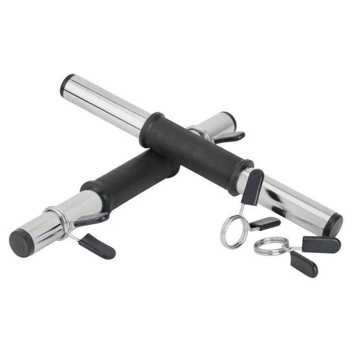 Mirafit 30mm Studio Dumbbell Bars on gym floor