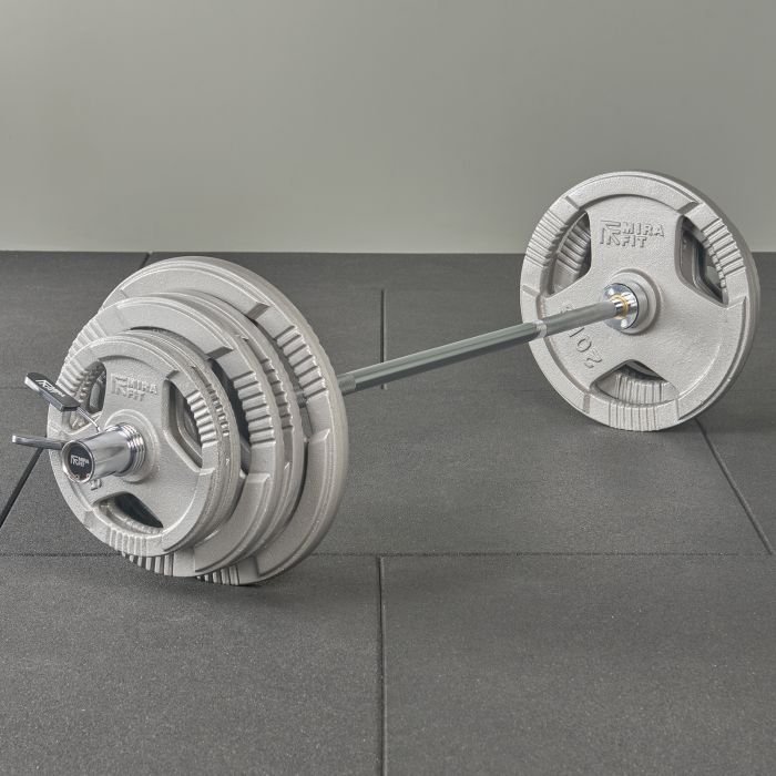 4 PLAQUES DE POIDS VINTAGE 5 LB BARBELL STANDARD 1