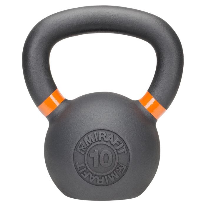 Mirafit Cast Iron Kettlebell 10kg on Gym Mats