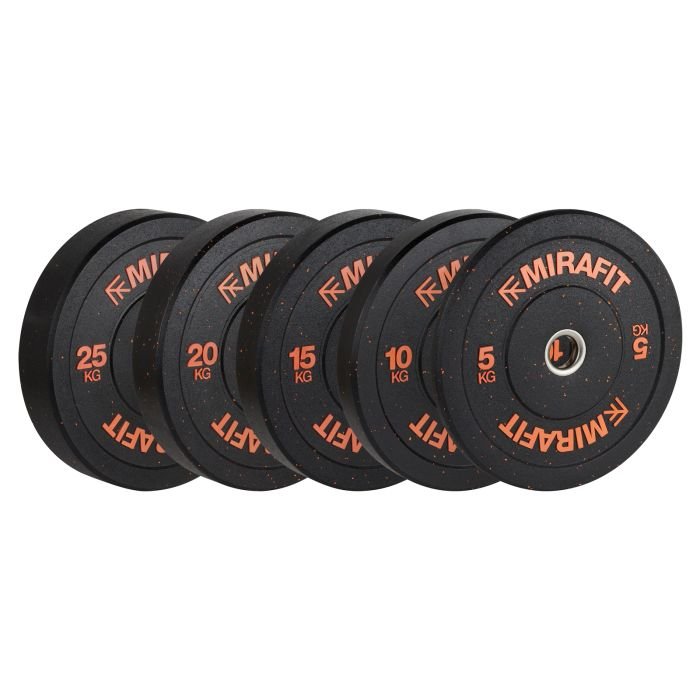 Mirafit Crumb Rubber Olympic Bumper Plates