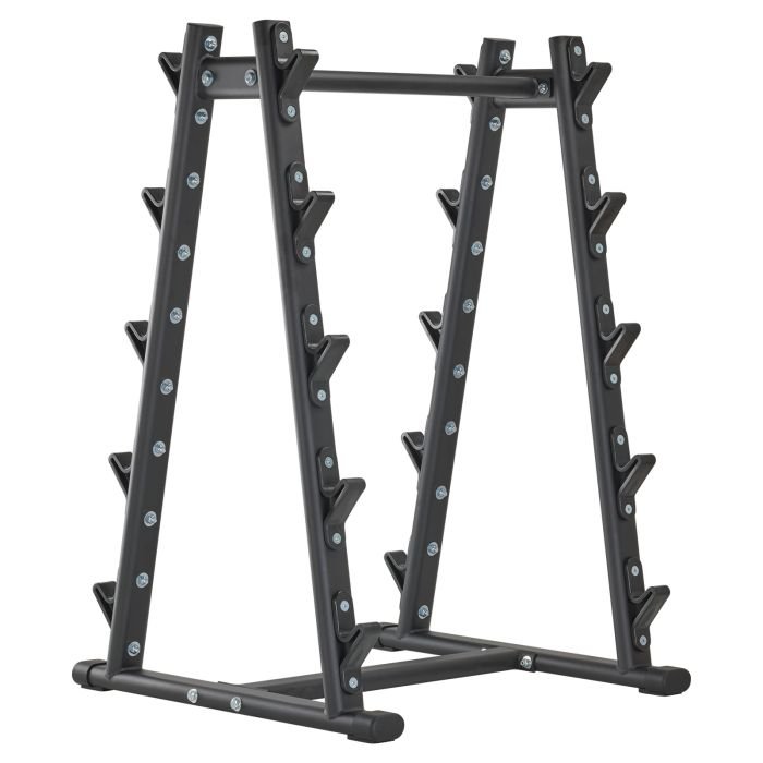Mirafit Fixed Barbell Rack Ten Bar in gym