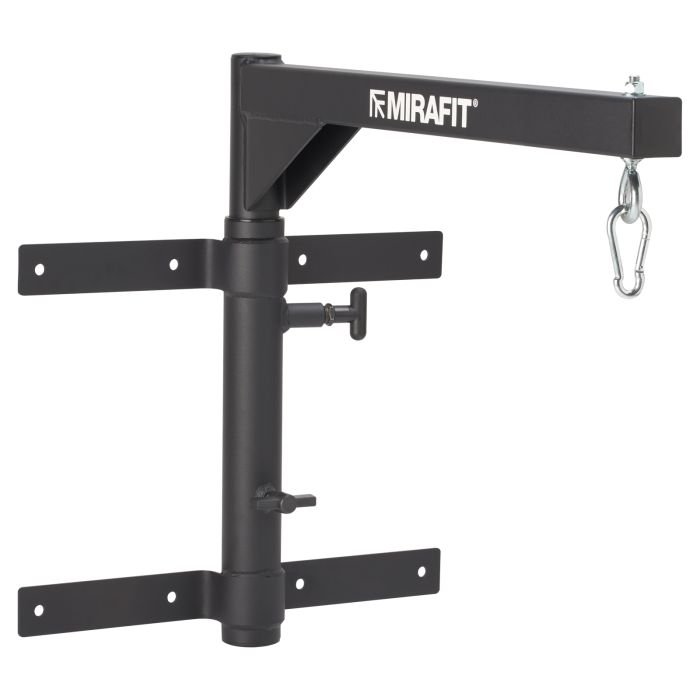 Mirafit Folding Punch Bag Wall Bracket holding punch bag