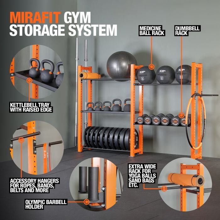 Mirafit Fully Customisable Gym Storage System