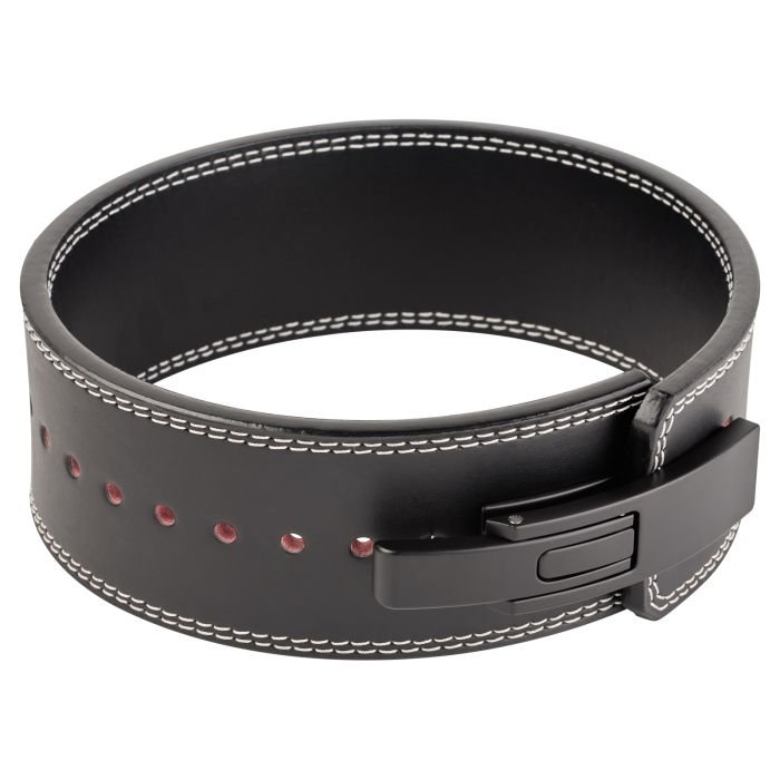 Mirafit Leather Weightlifting Belt on gym flooring