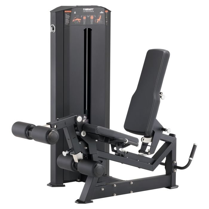 Mirafit Leg Curl And Extension Weight Stack Machine Techspec