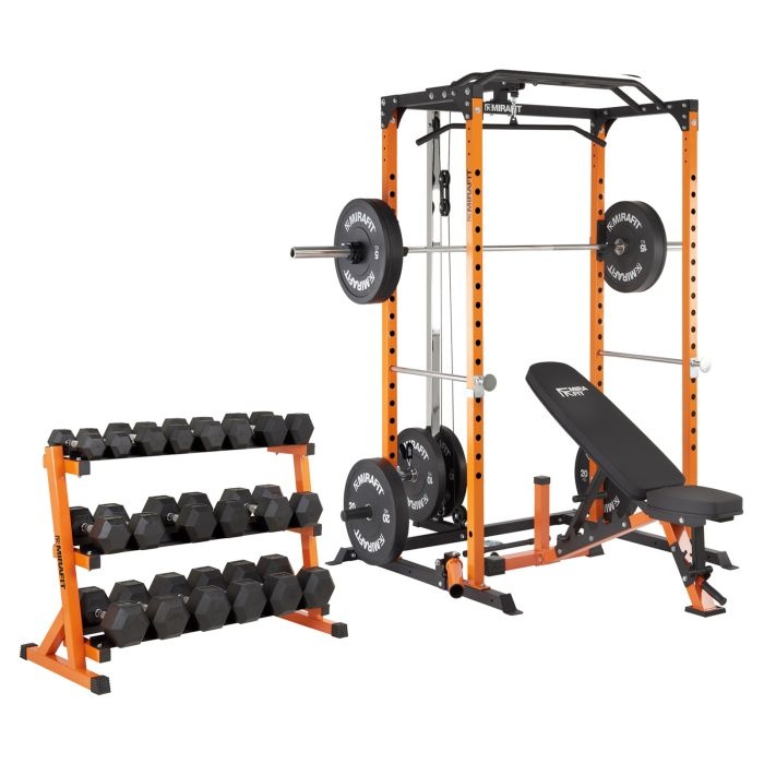 Home Gym Package with Dumbbell Set | Mirafit