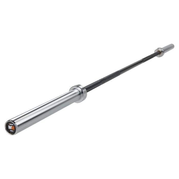 Mirafit M2 20kg Olympic Barbell with end cap graphic