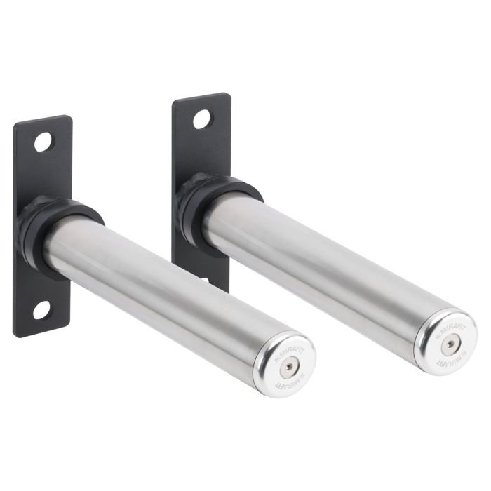 Mirafit M4 Combi Rack Lite Weight Storage Poles Black Pair