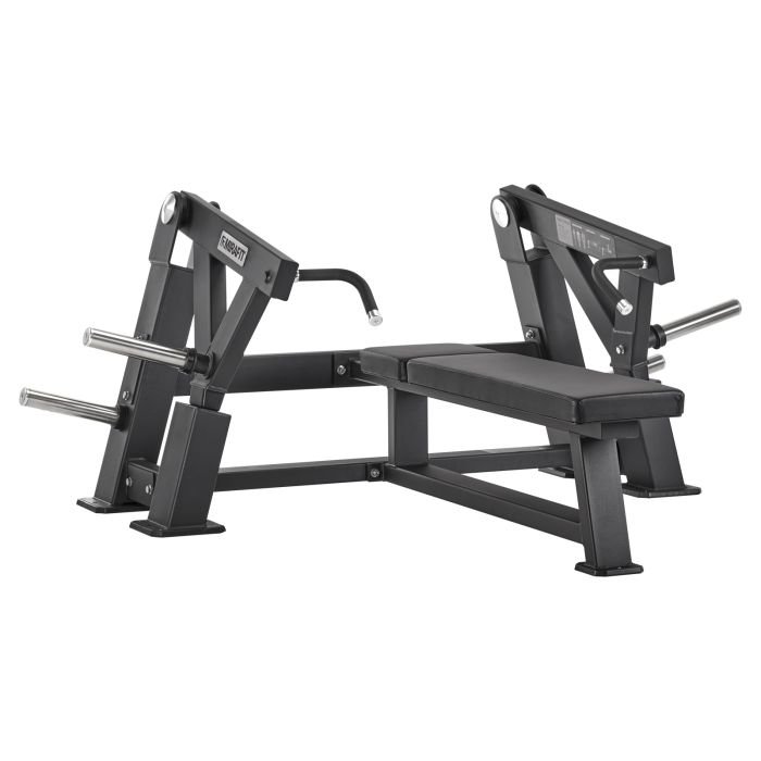 Mirafit M4X Plate Loaded Chest Press Machine on gym flooring