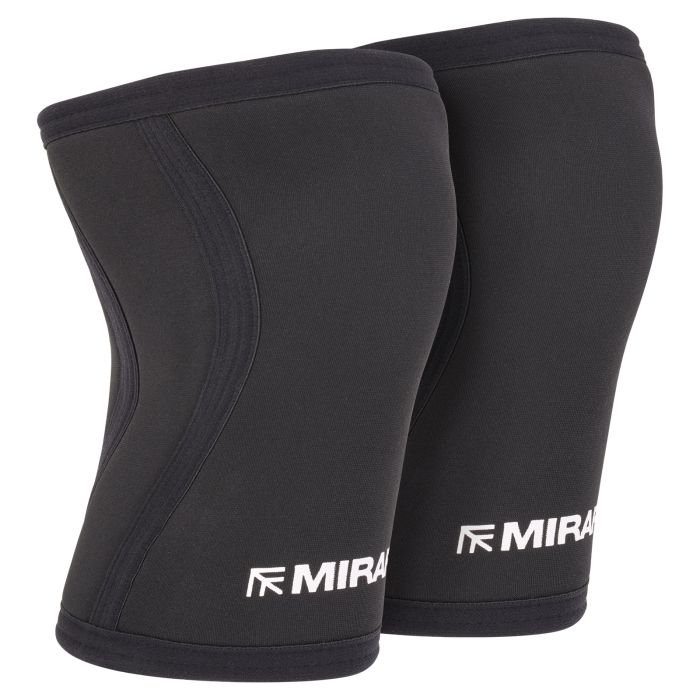 Mirafit Neoprene Knee Sleeves on Gym Flooring