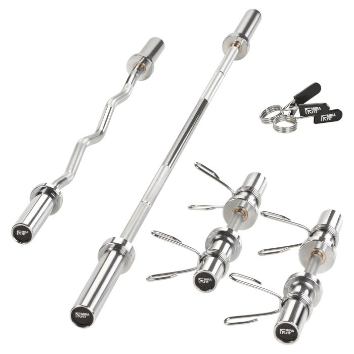 Mirafit Olympic Dumbbell and Barbell Set Model reference · options at Mirafit