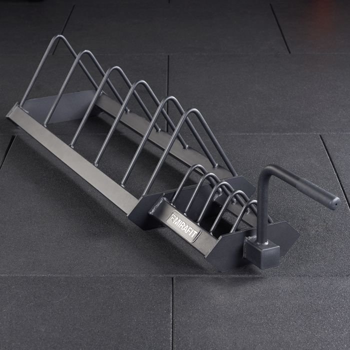 Bumper Plate Trolley Rack With Wheels Mirafit