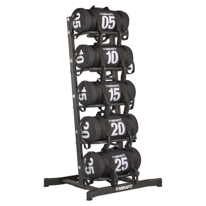 Premium Exercise Sandbag Set with Rack Mirafit