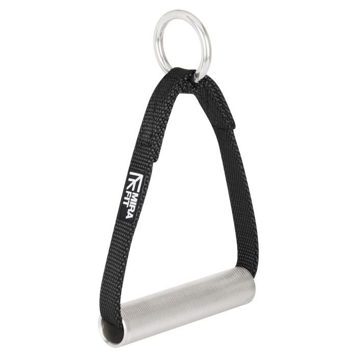 Mirafit Stainless Steel D Handle Attachment Attached to Cable System