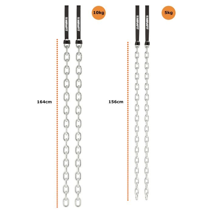 Weighted Barbell Chains Weight Training Chains Mirafit