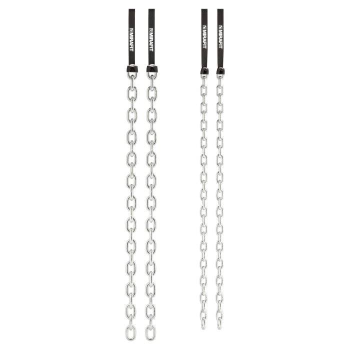 Mirafit 10kg Weightlifting Chains on Gym Floor