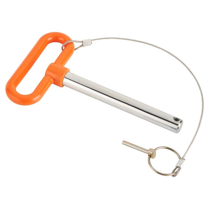 Mirafit M16 x 125mm Orange Handle Pin with Securing Clip