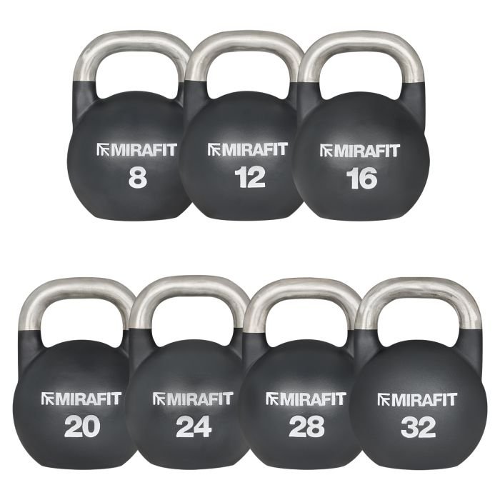 Mirafit Black Competition Kettlebells