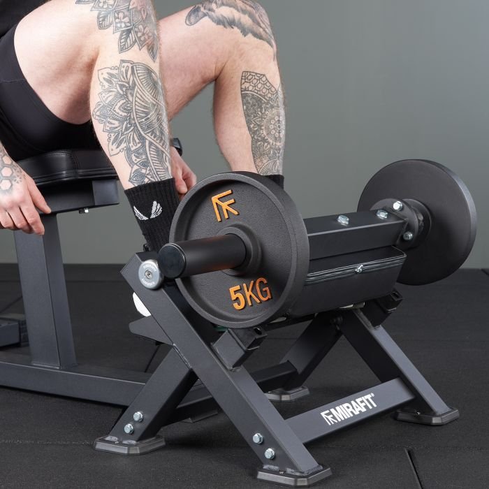 Machine D'entraînement Pour Tibias - Équipement Musculation Durable - Fer - Noir