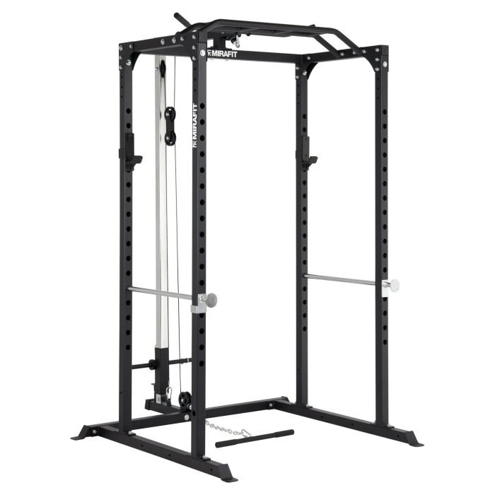 Power Rack with Cable Pulley System Mirafit