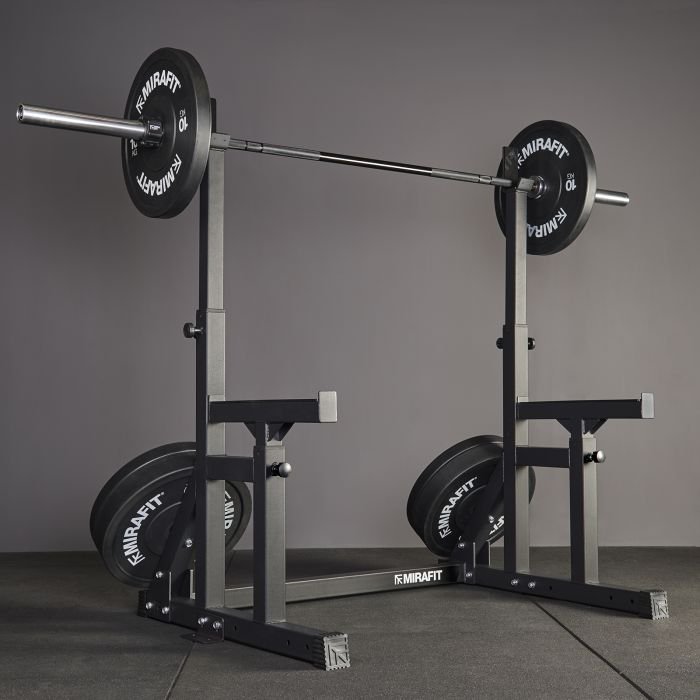 M230 Squat and Bench Press Rack Spotter Adjustable Mirafit - Main Image