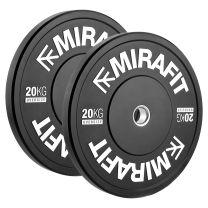 Loading Barbell with 20kg Mirafit Hip Thurst Plate