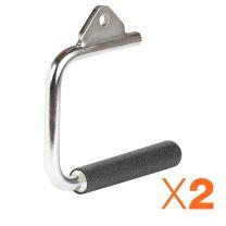 Mirafit Lateral Raise Cable Attachment Handle Being Attached