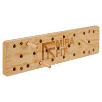 30x124cm Mirafit Climbing Peg Board on wall