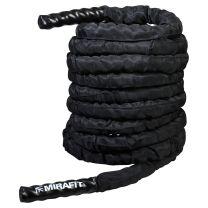 Battle Rope Wave with Black Mirafit Sleeve Battle Rope