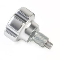 Locking Knob for Hip Abductor Adductor Machine on gym floor