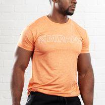 Man Wearing Mirafit Orange T Shirt