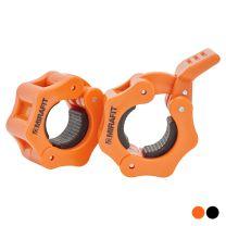 Mirafit Black 1 inch Standard Weight Bar QR Collars