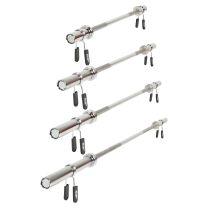 Squat with Mirafit 2 Inch Olympic Barbell Weight Bar 7 Foot