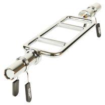 Mirafit 2 inch Olympic Tricep Bar and Spring Collars on White Background