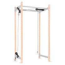 Mirafit 228cm M3 Power Rack Cable Pulley Starter Kit in gym