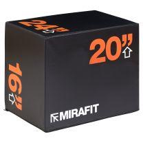 Box Jump Using Mirafit 3 In 1 Soft Plyo Jump Box 24x20x16