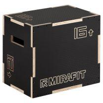 Mirafit 3in1 Anti Slip Wood Plyo Box 18x16x12