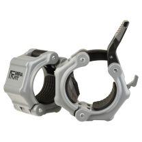 Mirafit 48mm Quick Release Specialist Bar Collars installed