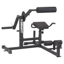 Mirafit Ab Crunch and Back Extension Machine with features highlighted