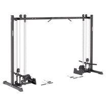 Mirafit Cable Crossover Machine in Gym with Key Features Highlighted