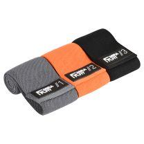 Mirafit Fabric Resistance Bands Set Sat on Gym Floor