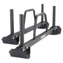 Athlete Preparing Farmers Walk Using Farmers Walk Handles