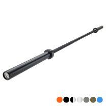 Mirafit Fine City Bar 20kg Black with end cap graphic