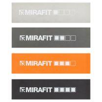Mirafit Flat Resistance Bands on gym floor