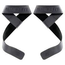 Mirafit Leather Power Straps laying on Gym Mats